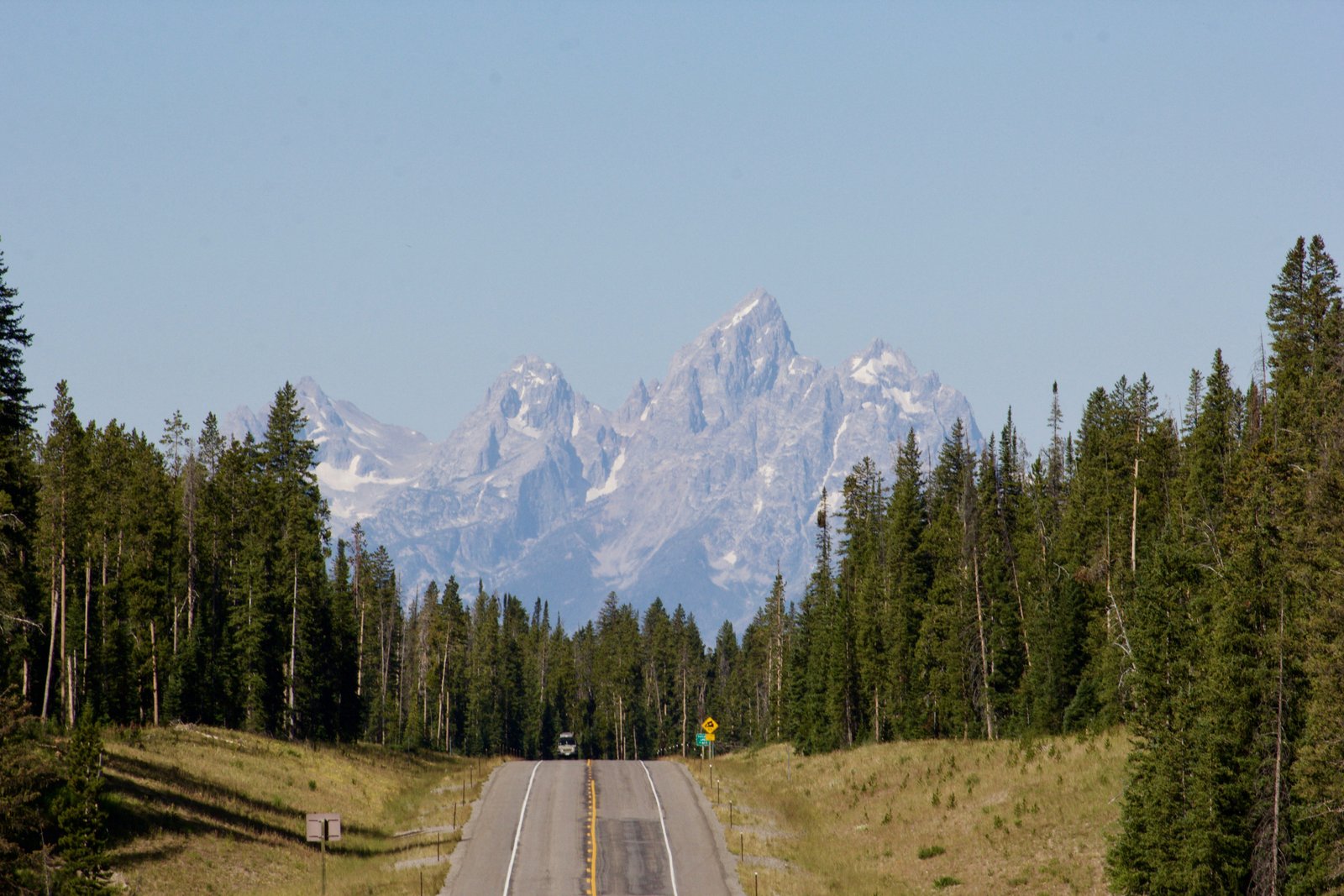 Grand Teton range reflected in the still waters of String Lake