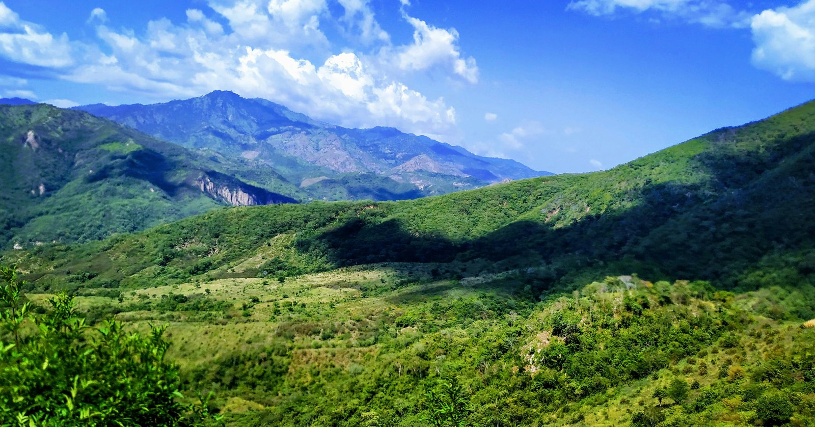 Rolling jungle hills above the Cahabon River valley, Alta Verapaz